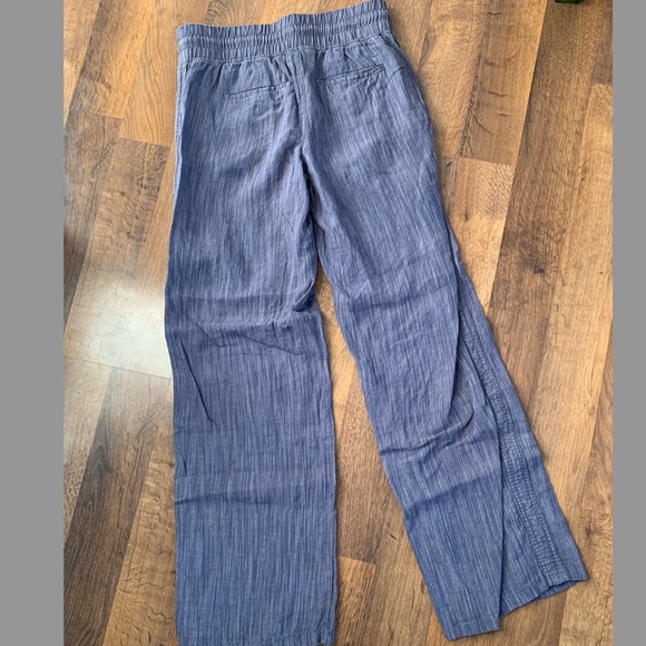 Athleta Linen Textured Wide Leg Pants - Picture 11 of 11